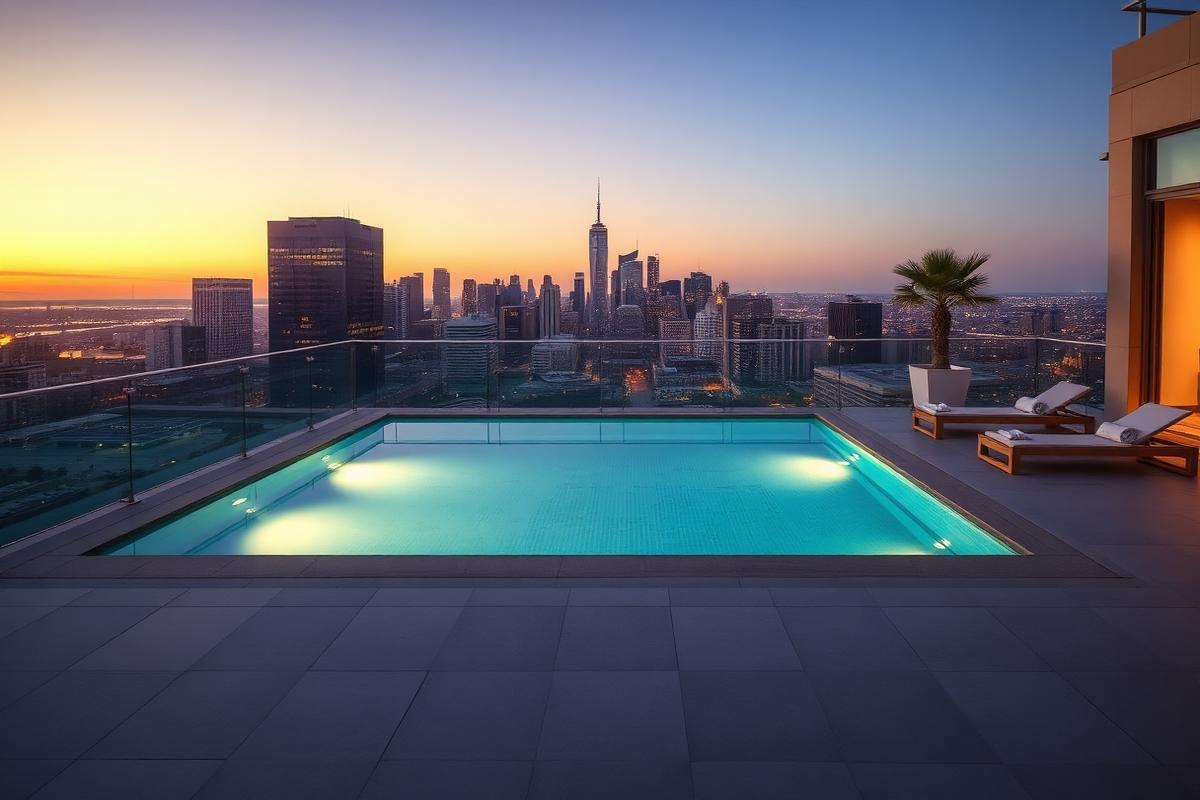 Cobertura duplex com vista panorâmica