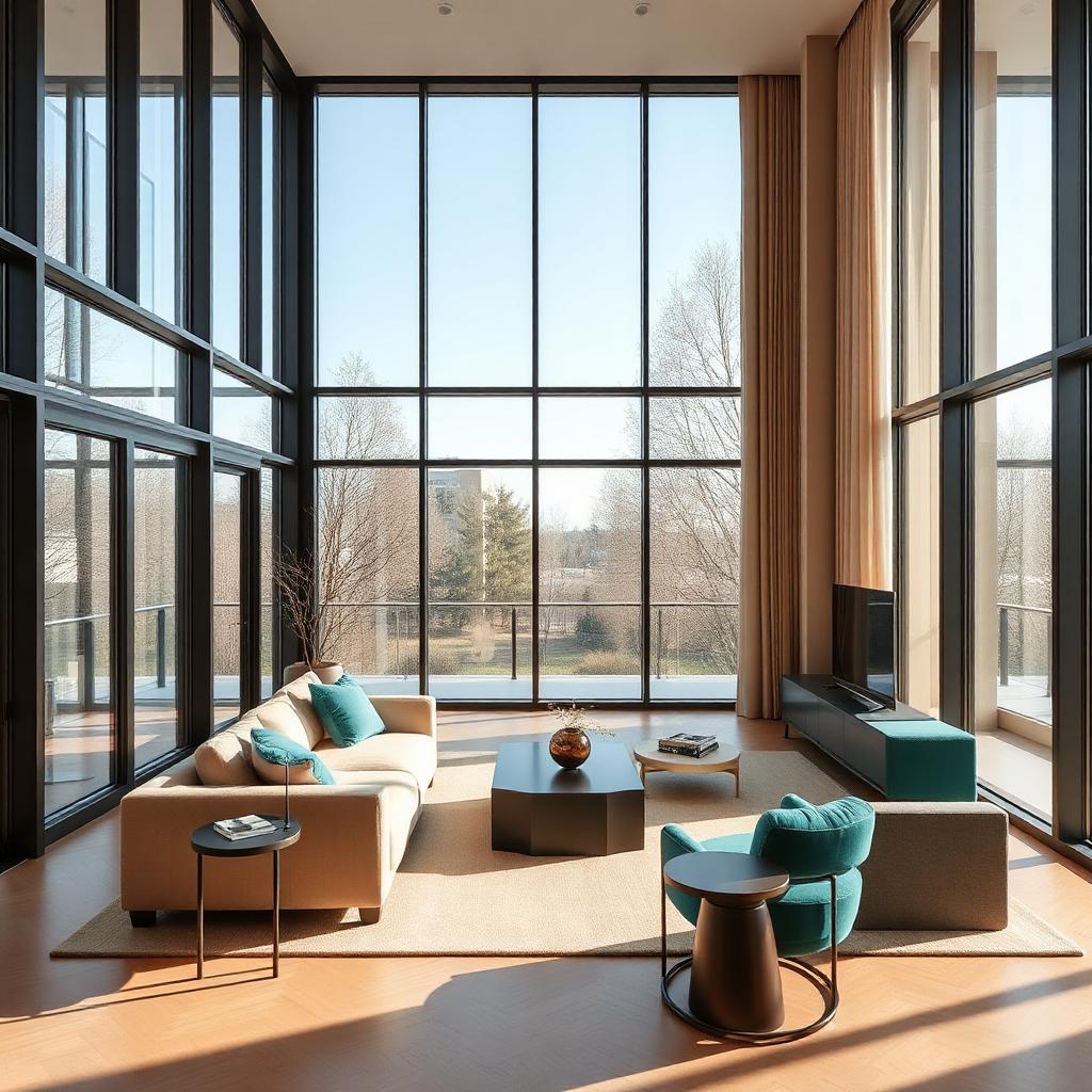 Apartamento de alto padrão com vista para a Serra
