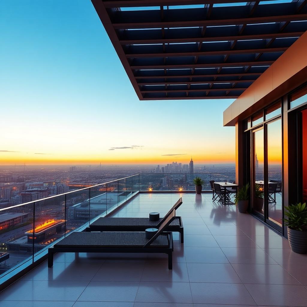 Terraço panorâmico na Savassi